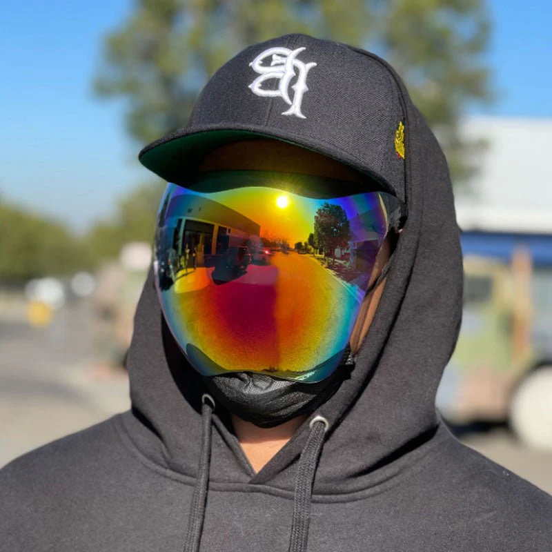 zeroUV Protective Face Shield Full Cover Visor Glasses/Sunglasses (Anti-Fog) D188 - Image 3