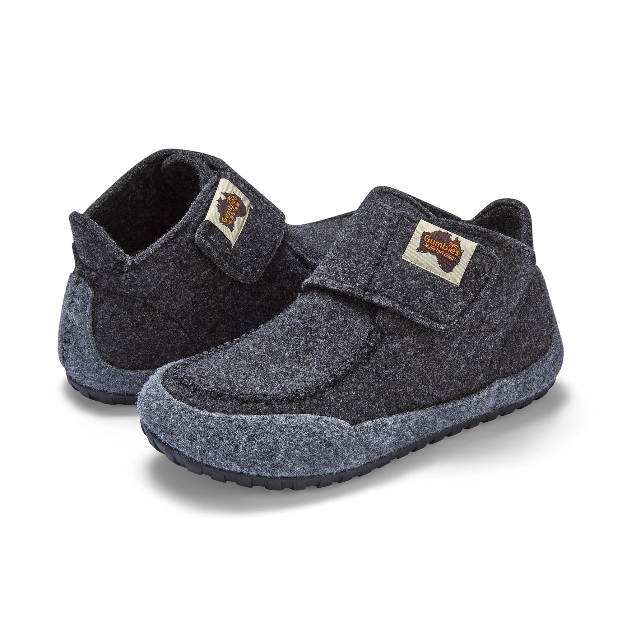 Gumbies Quokka - Men's - Charcoal & Grey - Image 4