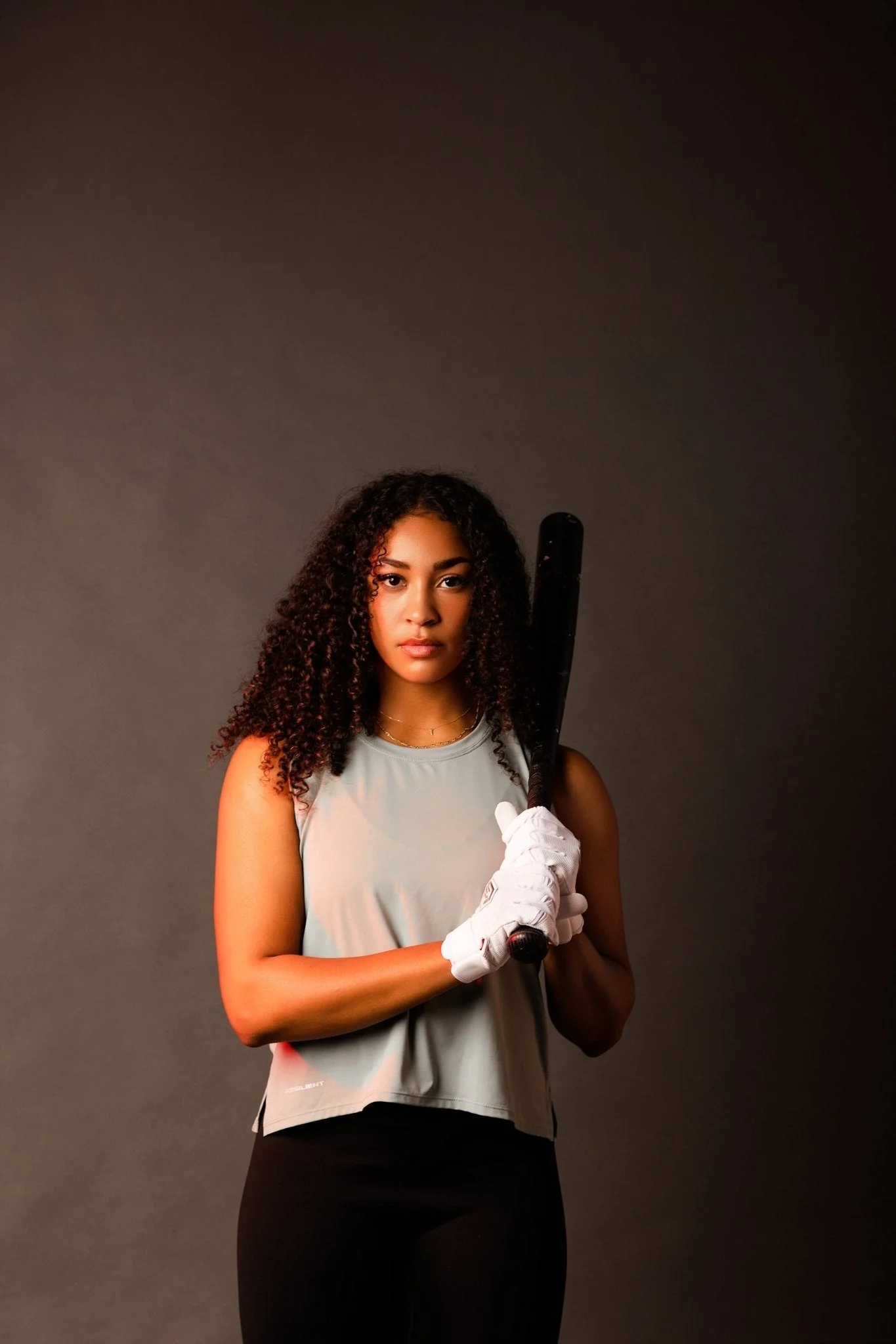 Resilient SFBL Championship Fastpitch Batting gloves - All White - Image 2