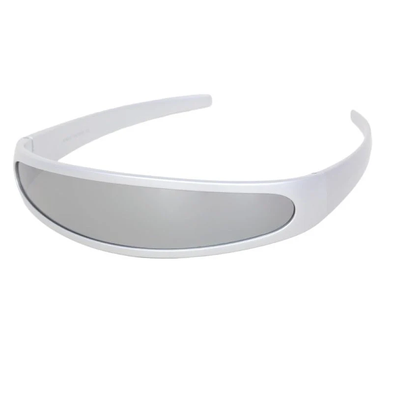 zeroUV Retro Futuristic 1980's Disco Wrap Around Space Sunglasses 8964 - Image 23