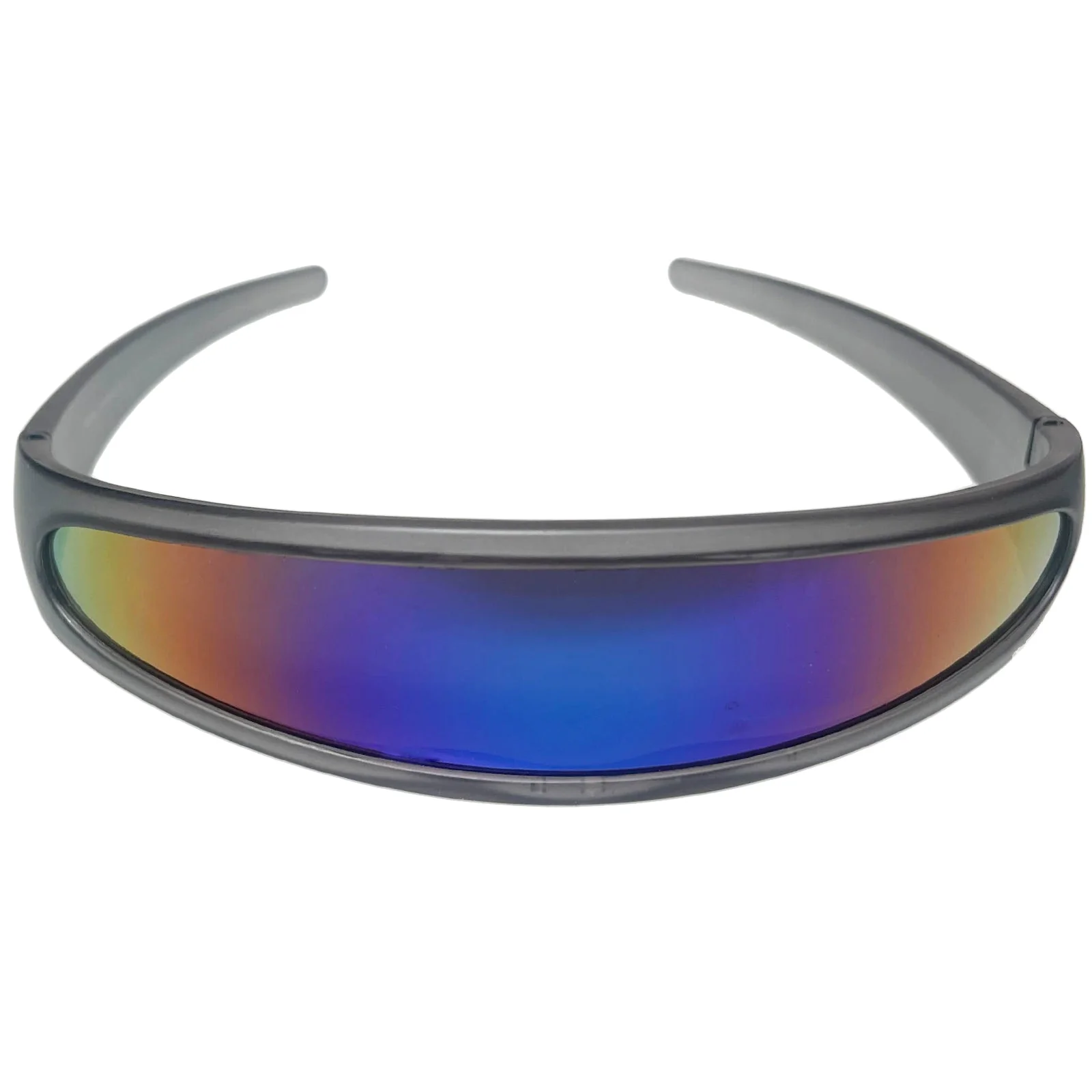 zeroUV Retro Futuristic 1980's Disco Wrap Around Space Sunglasses 8964 - Image 24