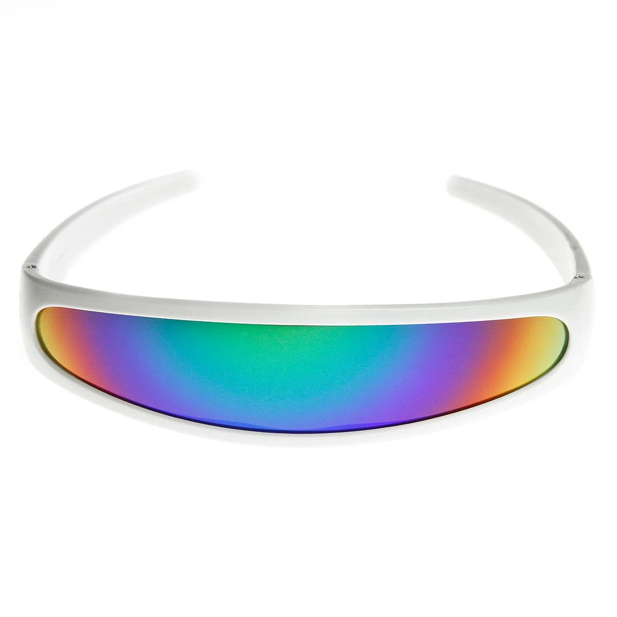 zeroUV Retro Futuristic 1980's Disco Wrap Around Space Sunglasses 8964 - Image 8
