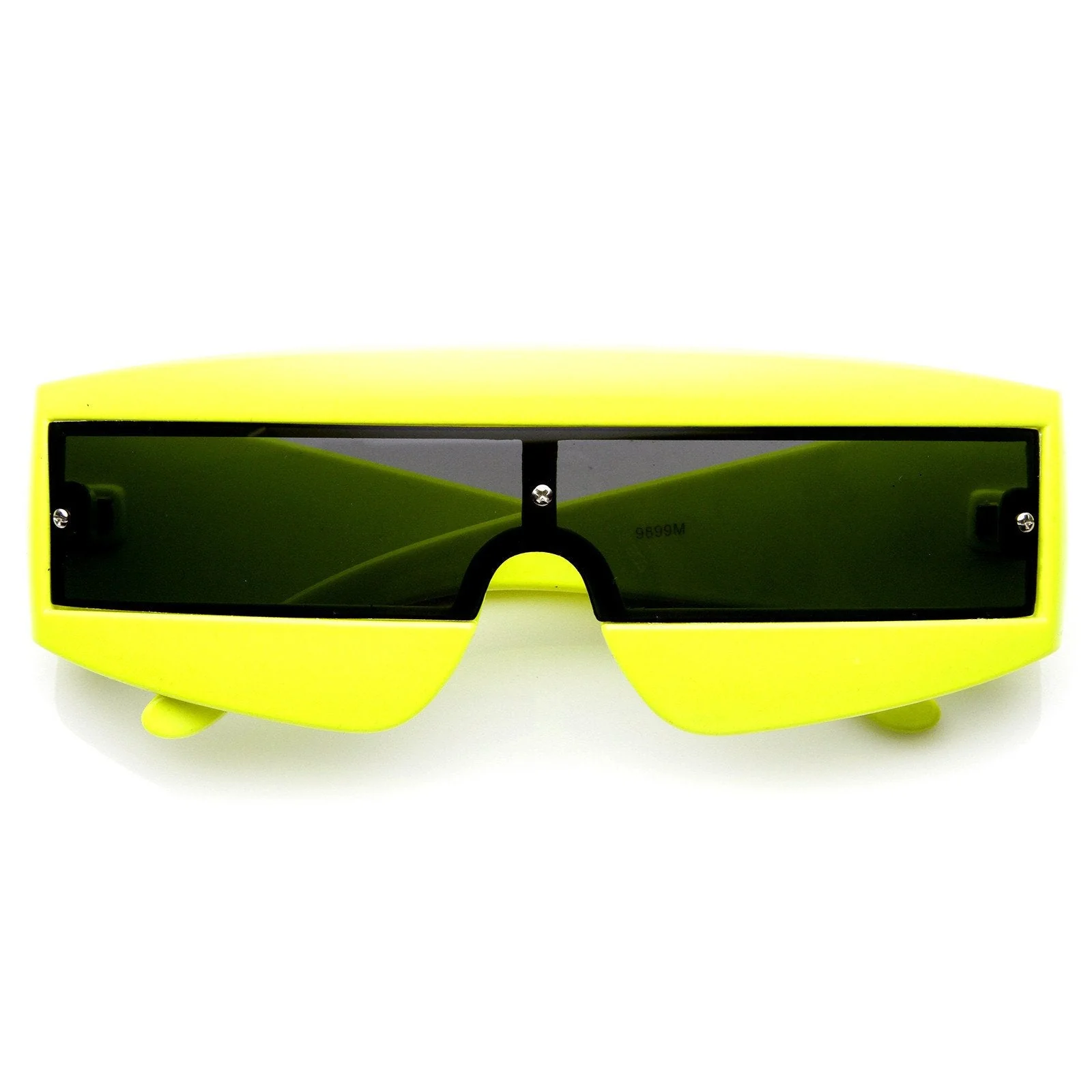 zeroUV Retro Futuristic 1980's Fashion Shield Novelty Sunglasses 8399 - Image 8