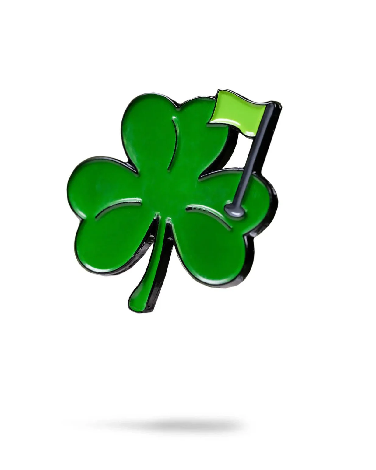 Pins and Aces Shamrock Ball Marker - Image 2