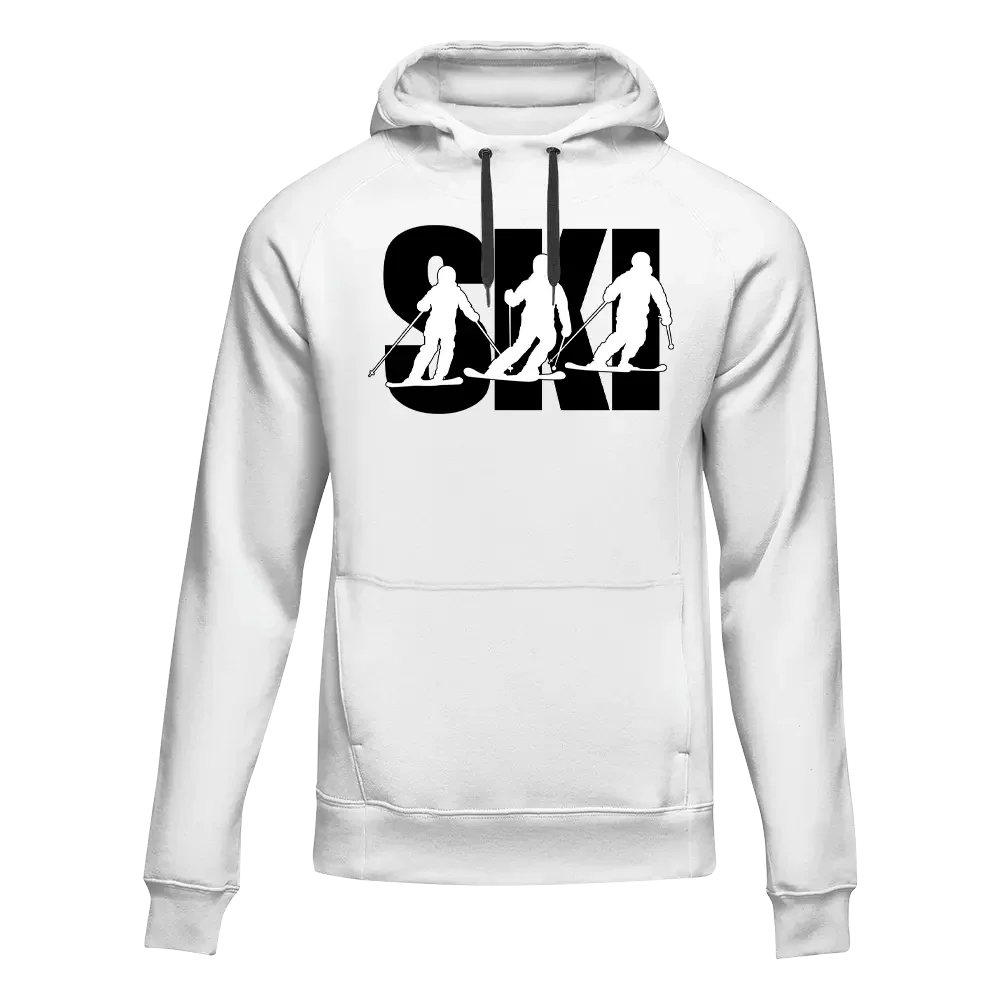 Outdoorzees Ski Adult Fleece Hoodie - Image 2