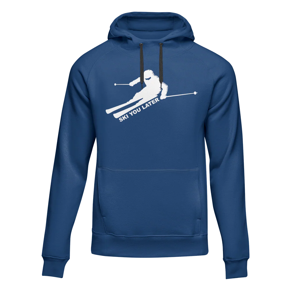 Outdoorzees Ski You Later Adult Fleece Hoodie - Image 2