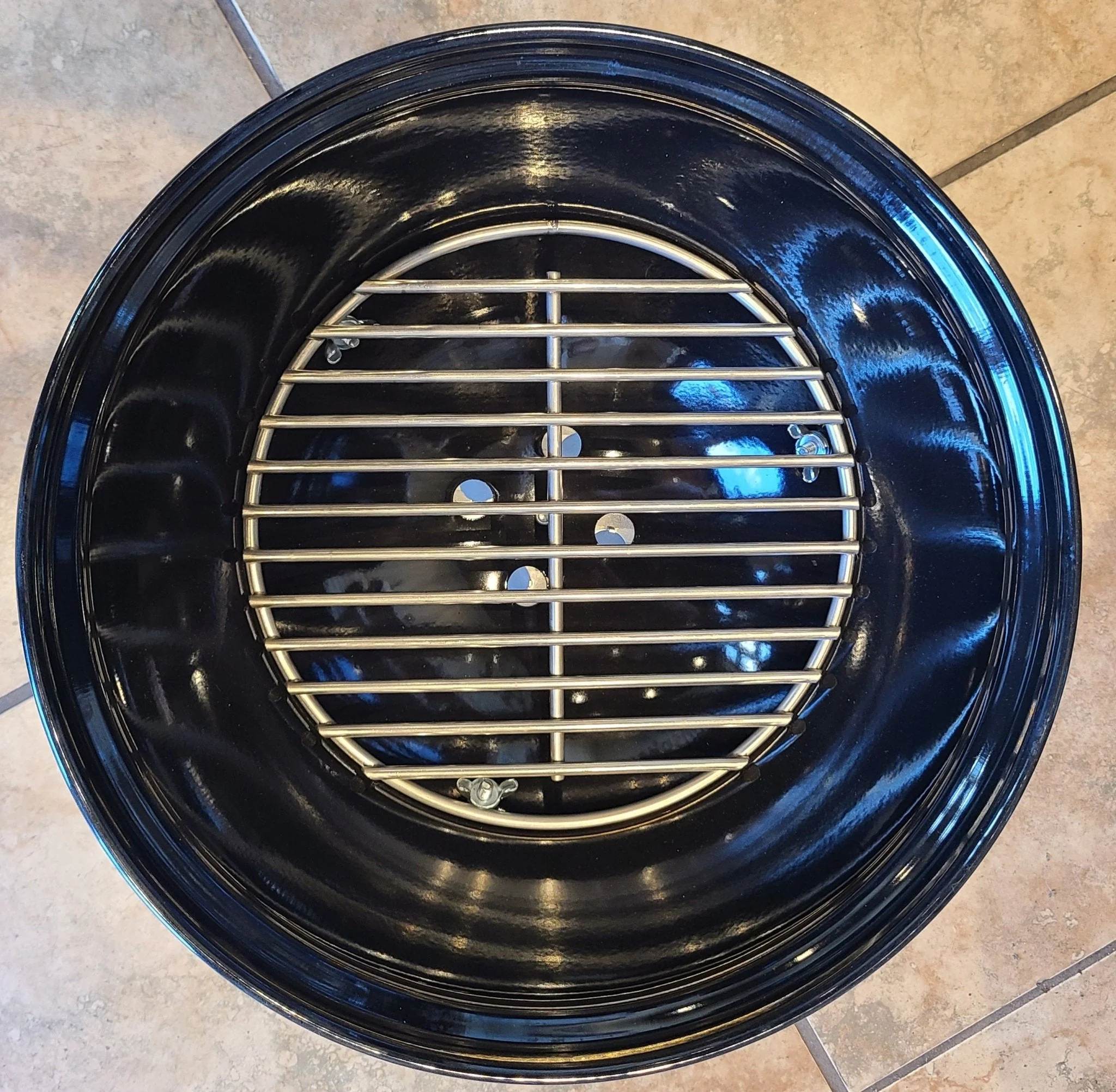 Hunsaker Smokey Joe Stainless Steel Charcoal Grate Heavy Duty - Image 2
