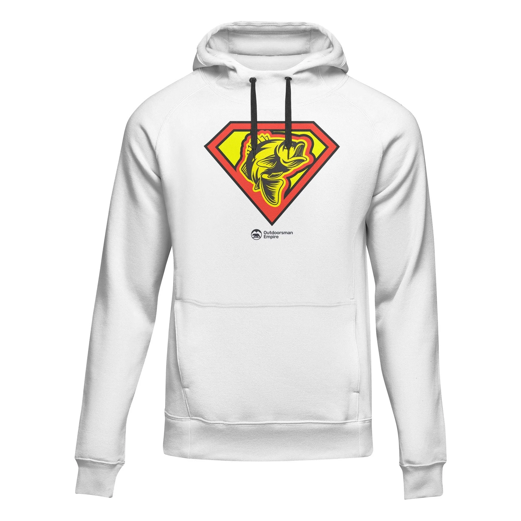 Outdoorzees Super Fishing' Adult Fleece Hoodie - Image 2