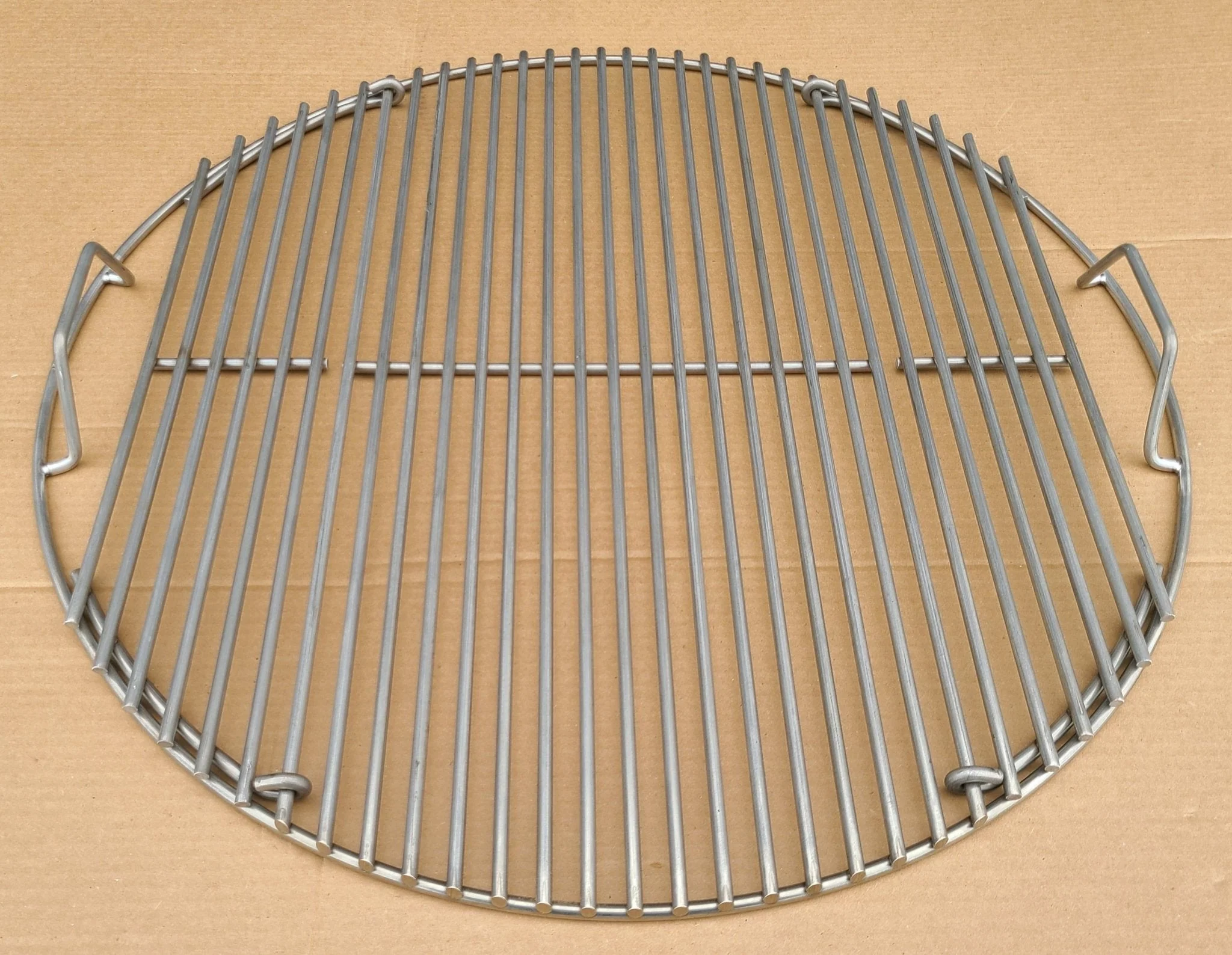 Hunsaker SUPER HEAVY DUTY FOOD GRATE FOR 26" KETTLE (0.275" STAINLESS STEEL, HEAVIER THAN 1/4")