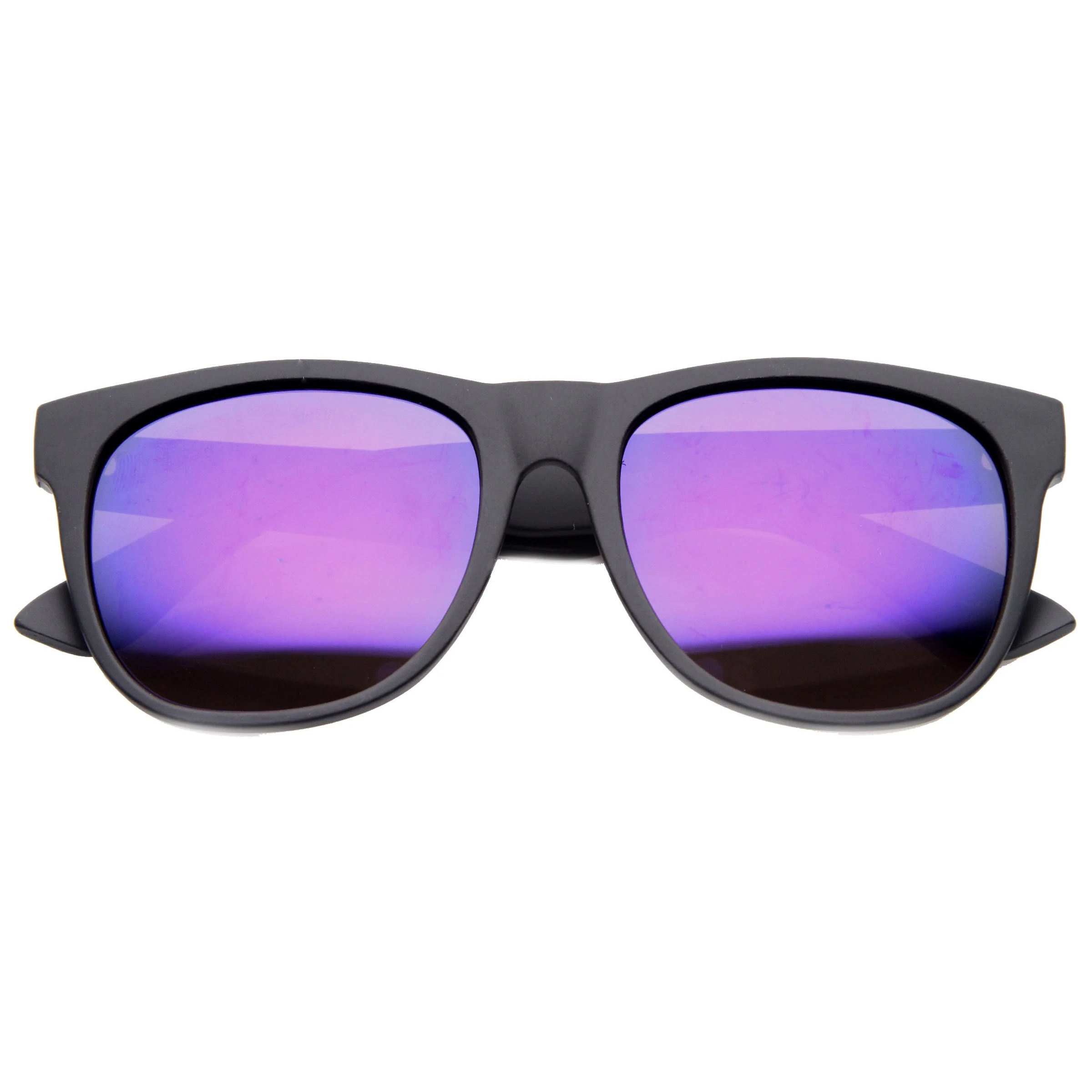 zeroUV Super Retro Hipster Horned Rim Frame Sunglasses 8693 - Image 8