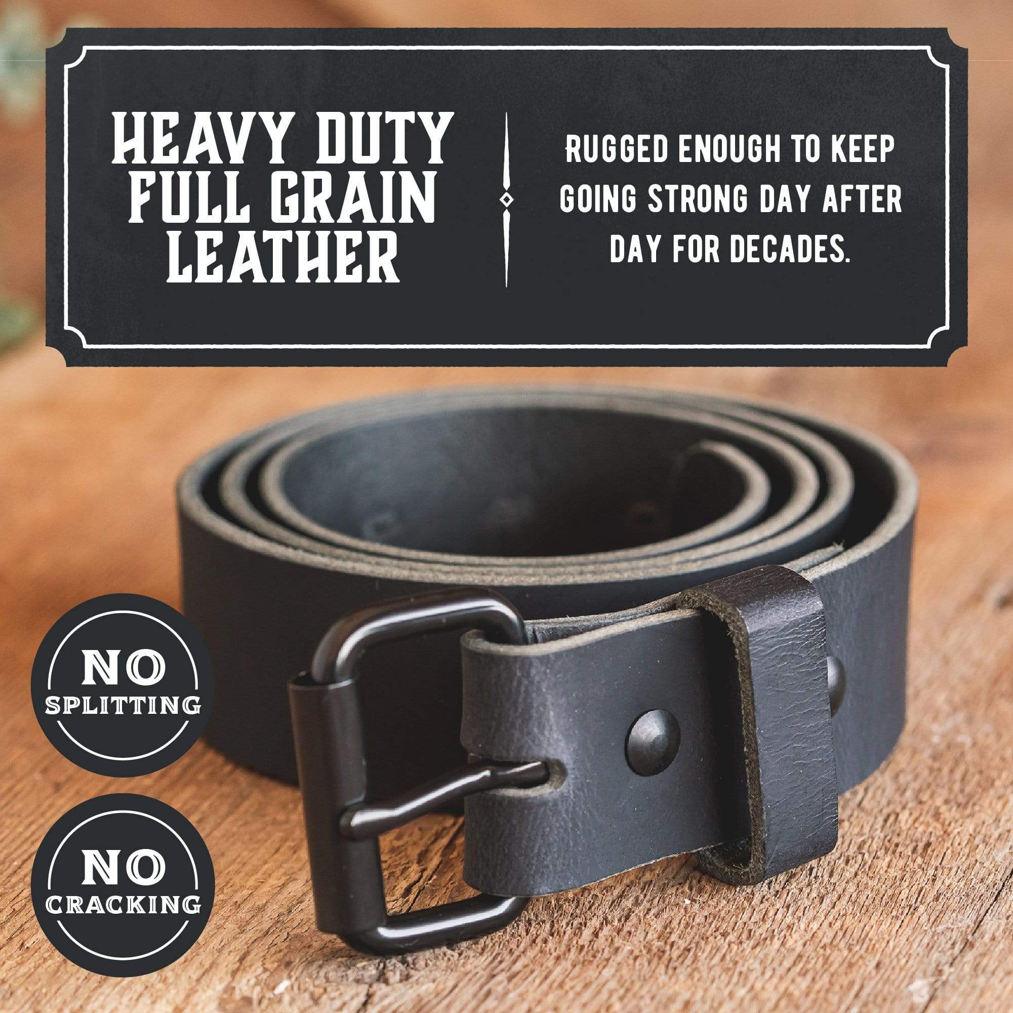 Main Street Forge - The Classic Leather Everyday Belt - Image 4