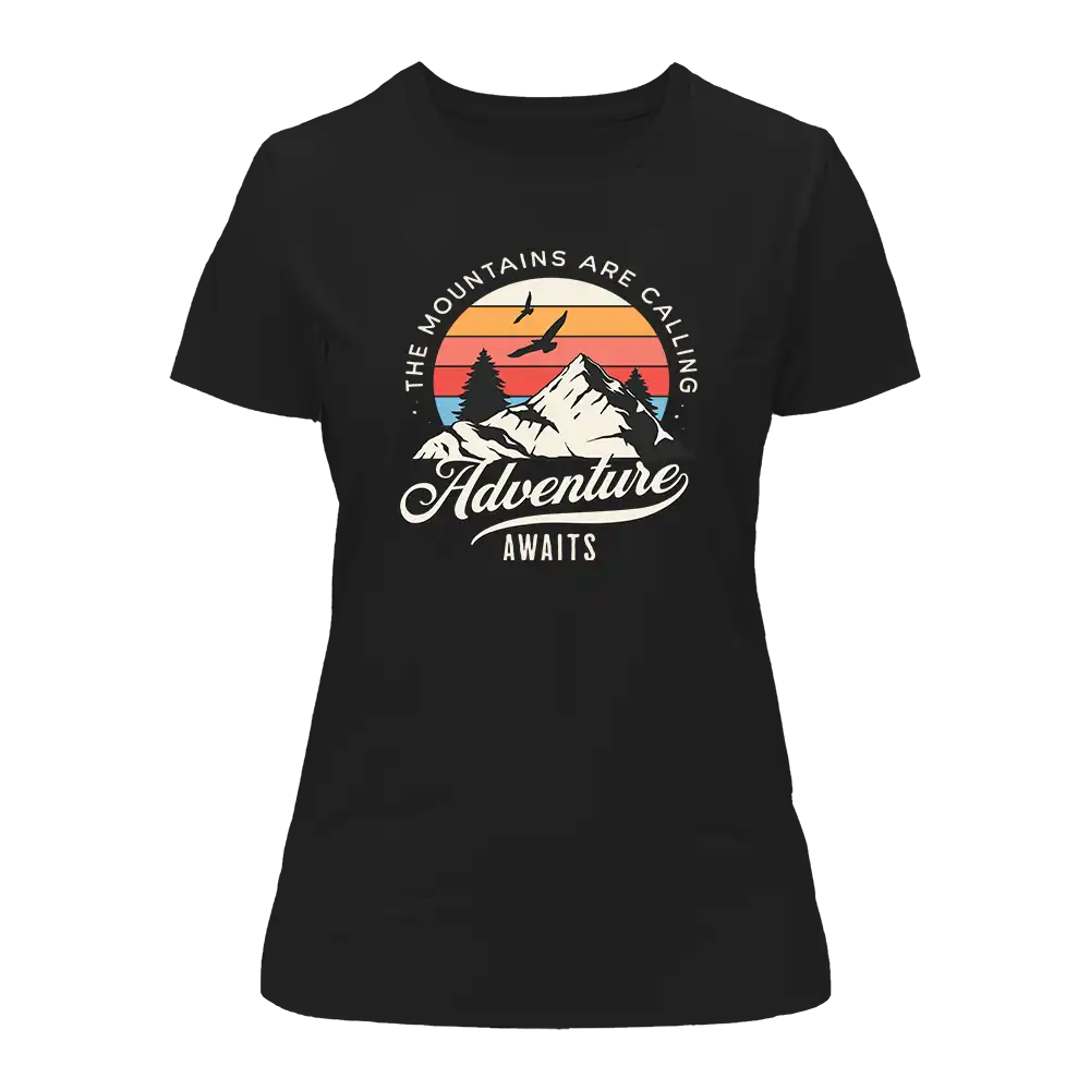 Outdoorzees The Mountains Are Calling T-Shirt for Women - Image 4