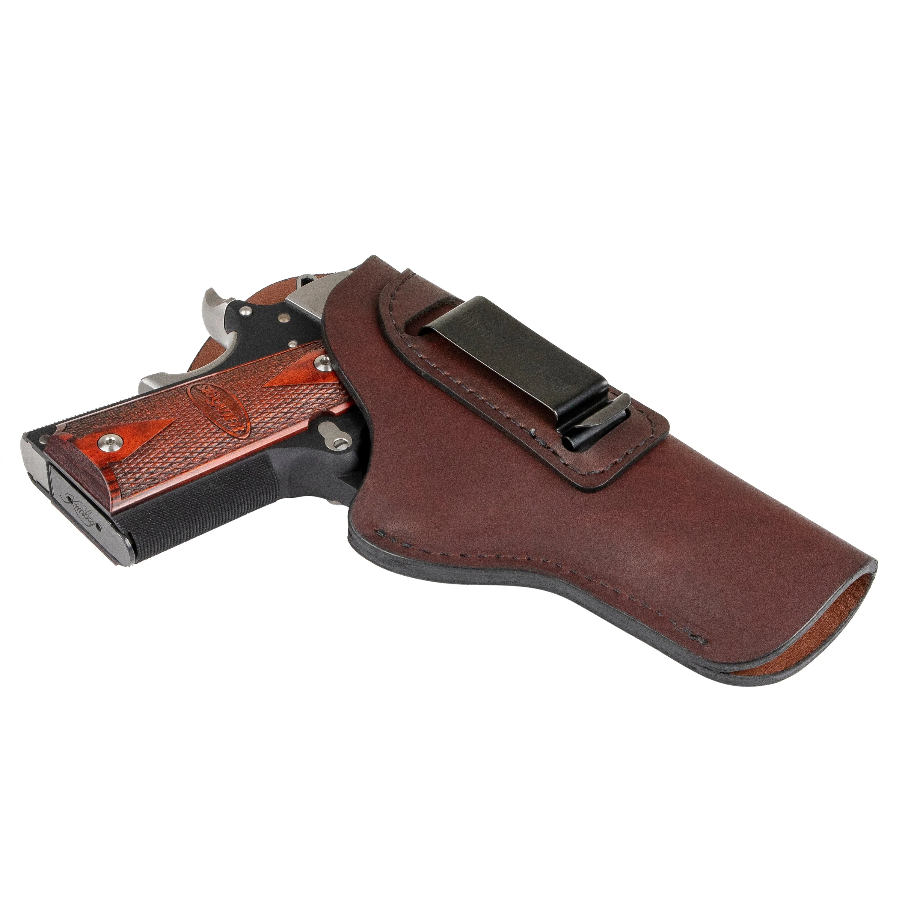 Relentless Tactical The Sweat Shield Defender Leather IWB Holster - Fits All 1911 Style Handguns - Lifetime Warranty - Made in USA - Image 6