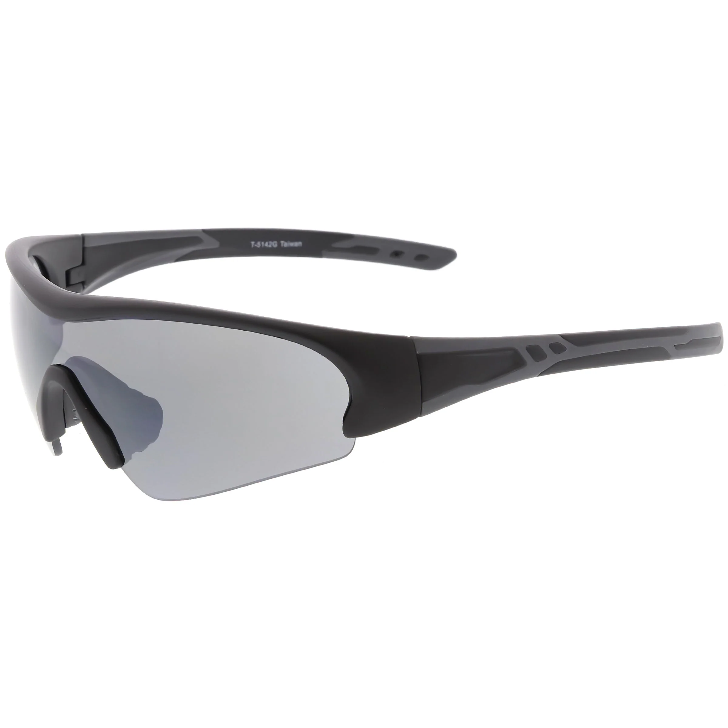 zeroUV TR-90 Performance Wrap Around Half Frame Sunglasses C798 - Image 10