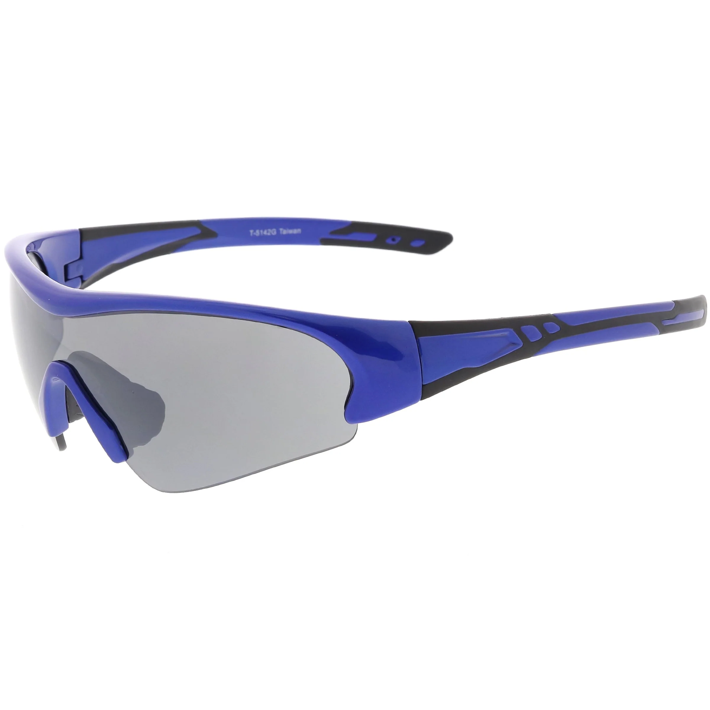 zeroUV TR-90 Performance Wrap Around Half Frame Sunglasses C798 - Image 14