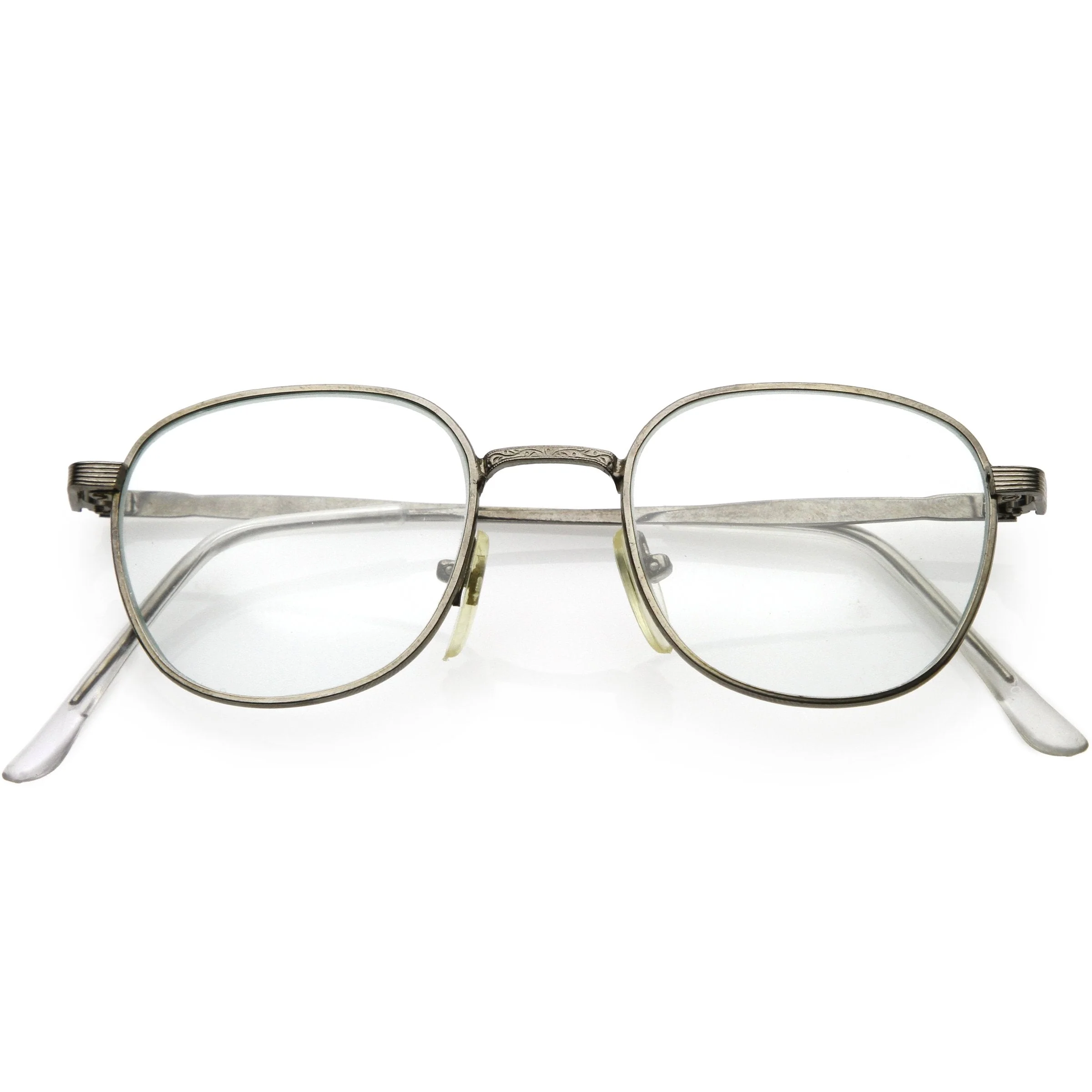 zeroUV True Vintage Dapper Square Clear Lens Glasses C718 - Image 15
