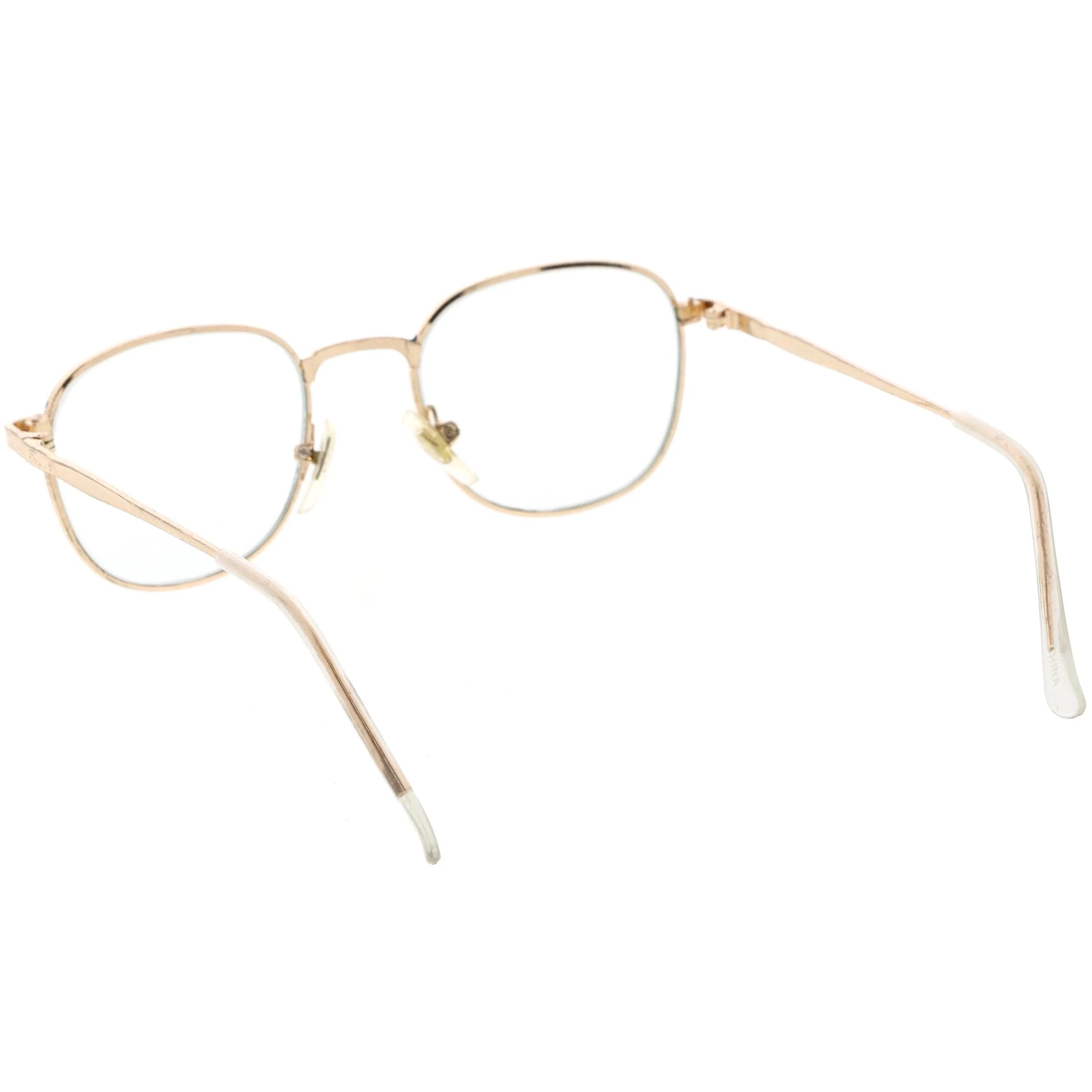 zeroUV True Vintage Dapper Square Clear Lens Glasses C718 - Image 5