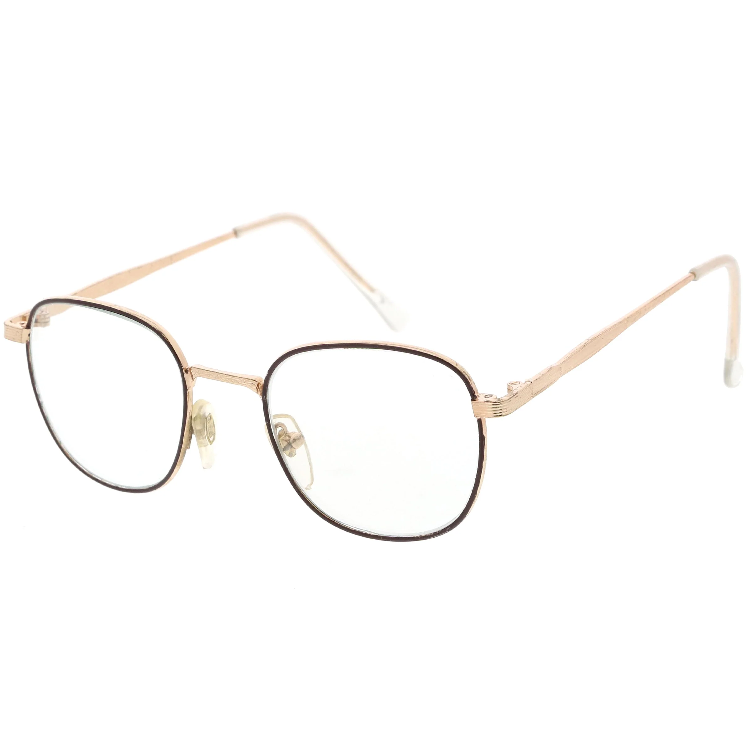 zeroUV True Vintage Dapper Square Clear Lens Glasses C718 - Image 8