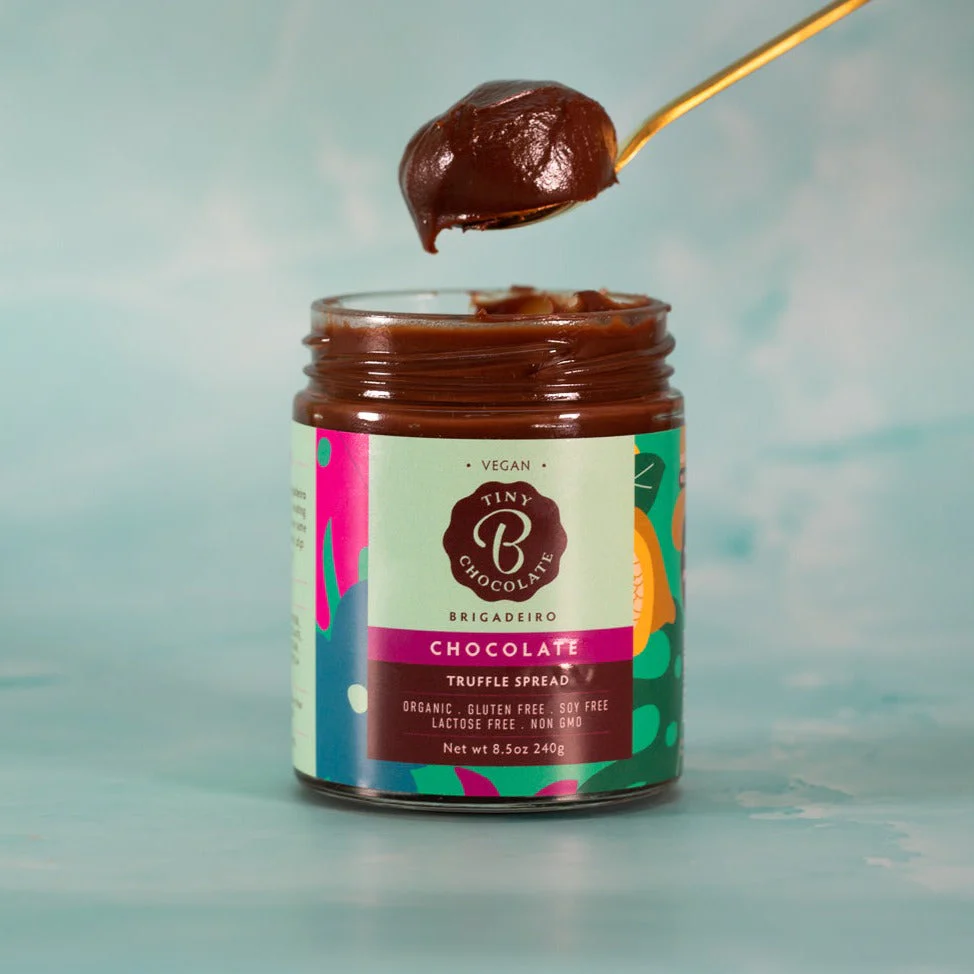 tinyB chocolate Vegan Dark Chocolate Brigadeiro Spread