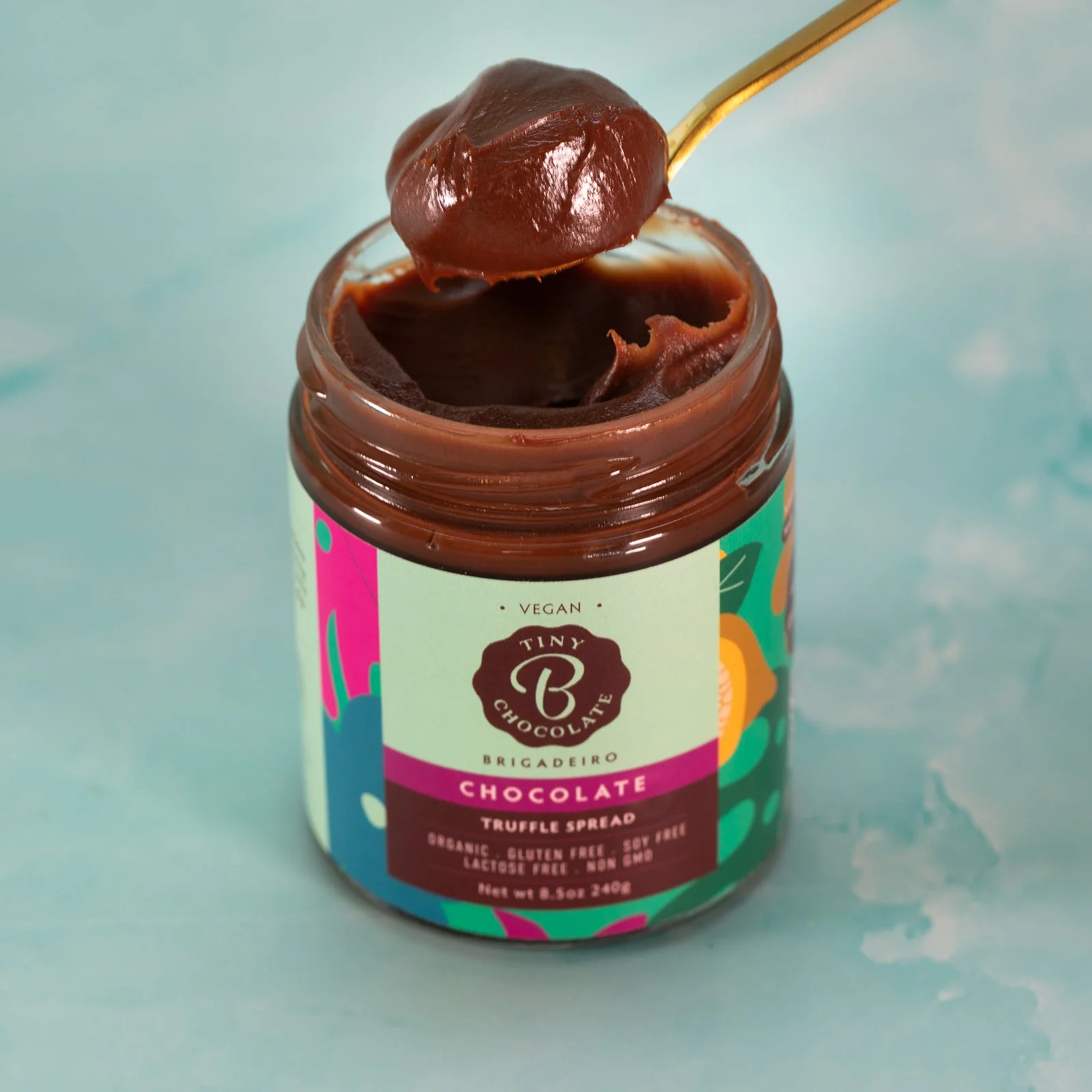 tinyB chocolate Vegan Dark Chocolate Brigadeiro Spread - Image 3
