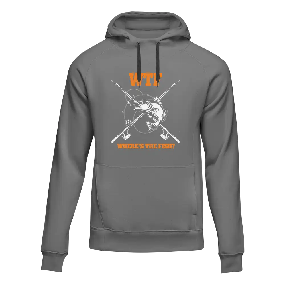 Outdoorzees WTF Where's The Fish Unisex Hoodie - Image 2